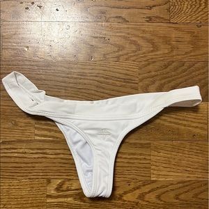 Coulbourne white bikini bottoms